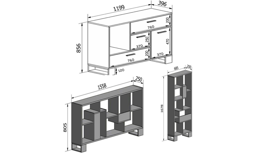 Image 28: 'Loft' set meubels of meubel apart naar keuze