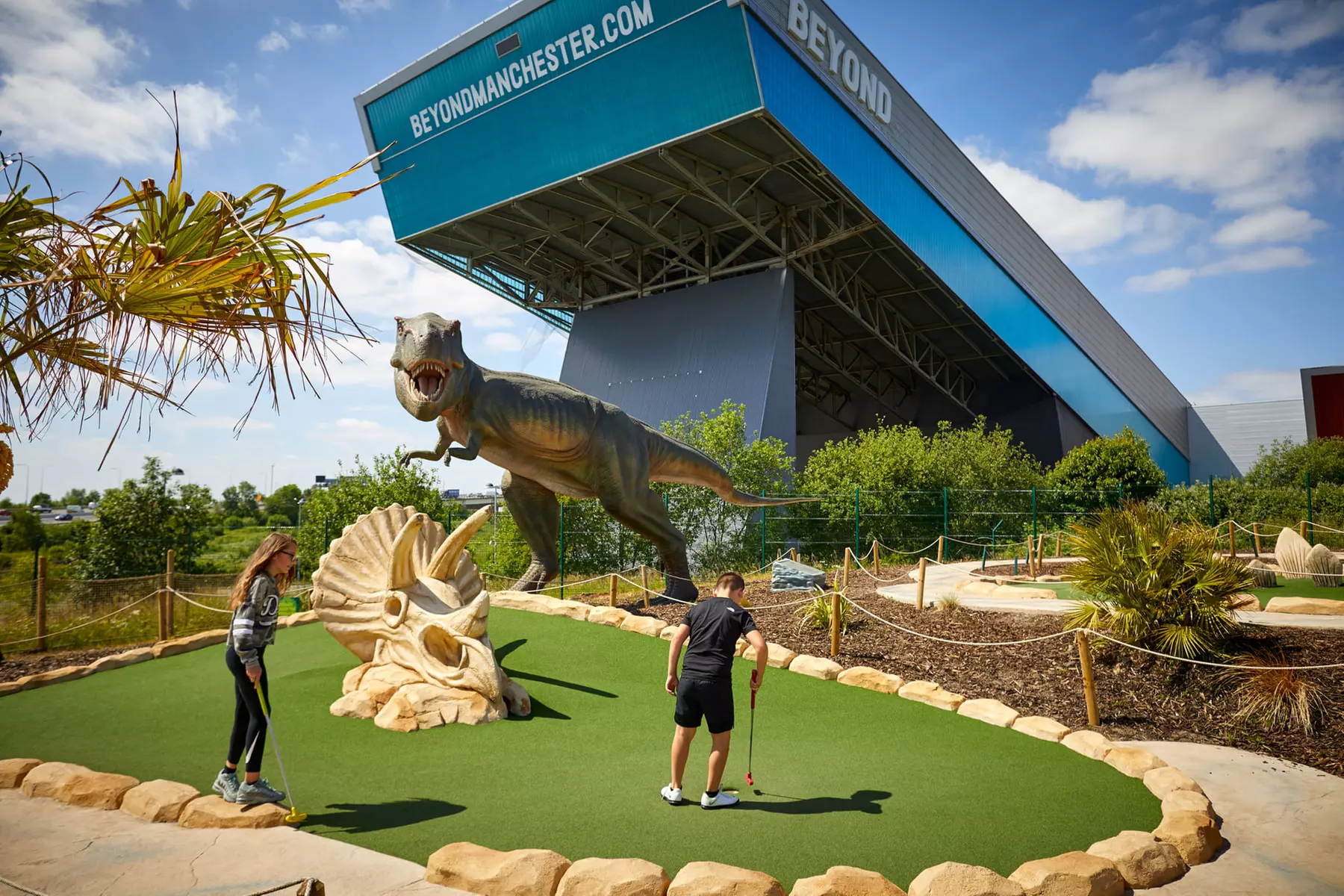 Adventure Golf Fun with Pizza and Drinks Included for Two