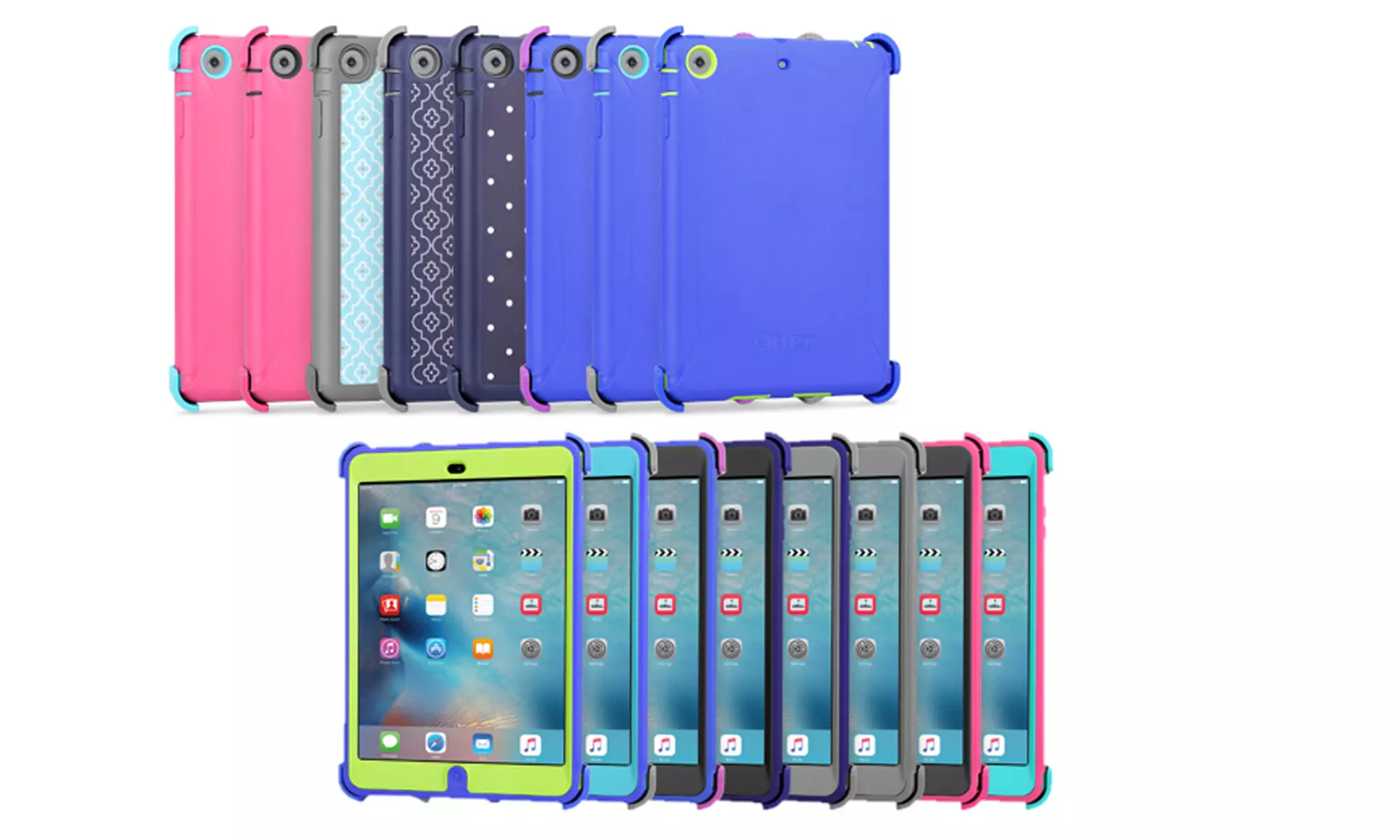 OtterBox Defender Case with Built-In Screen Protector and Stand for Apple iPad mini or iPad mini with Retina Display - Primary Image