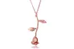 Collier avec pendentif en forme de rose - Second Medium