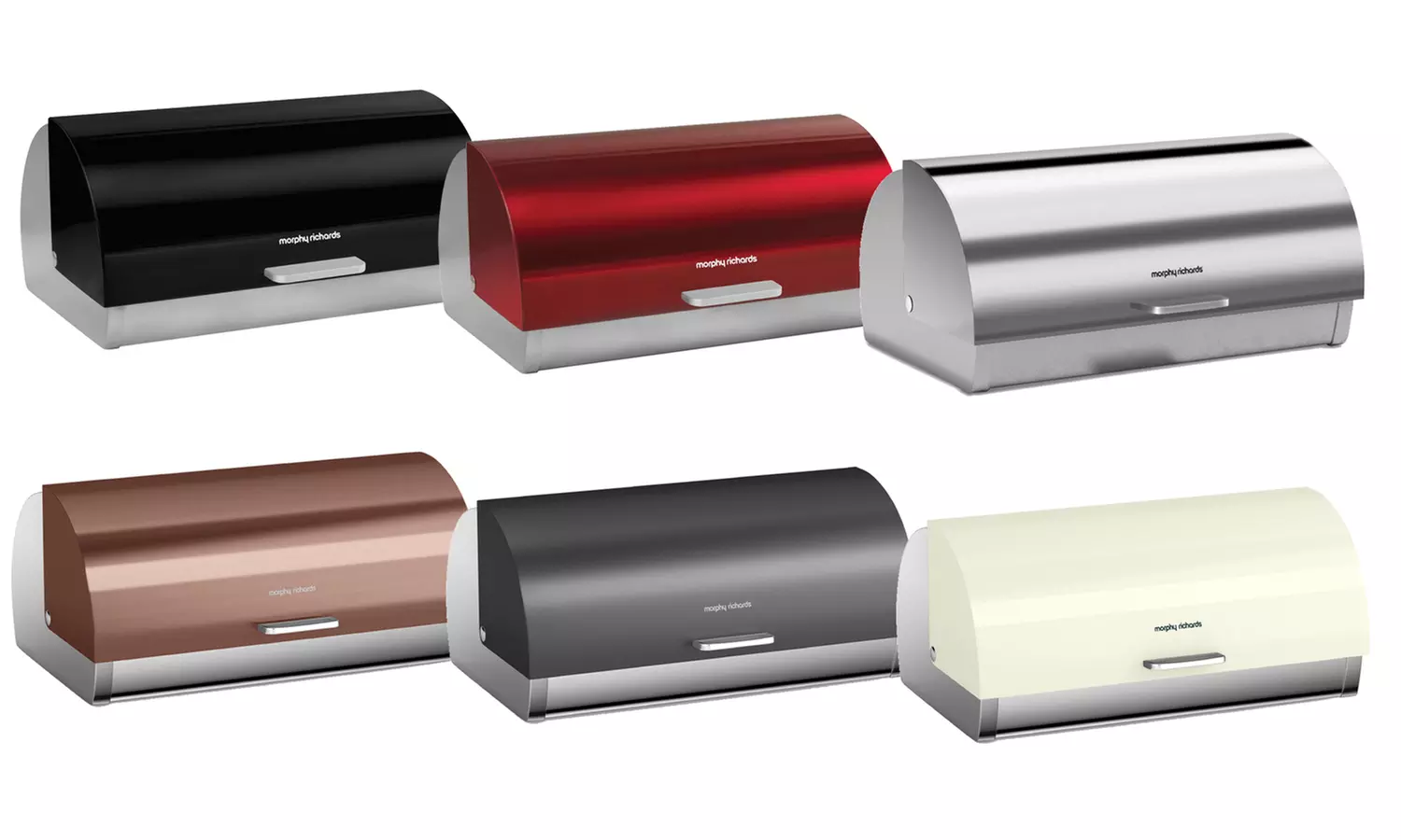 Morphy Richards Robuste Brotkasten in Edelstahl mit fünf Jahren Herstellergewährleistung - Primary Image