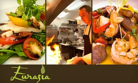 $25 for $50 Worth of Fusion Fare and Fine Wine at Eurasia Cafe & Wine Bar - Primary Image