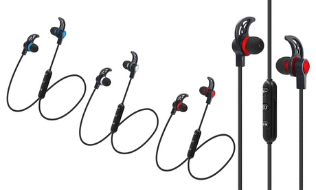 In-Ear-Bluetooth-Kopfhörer in Rot, Silber oder Blau
