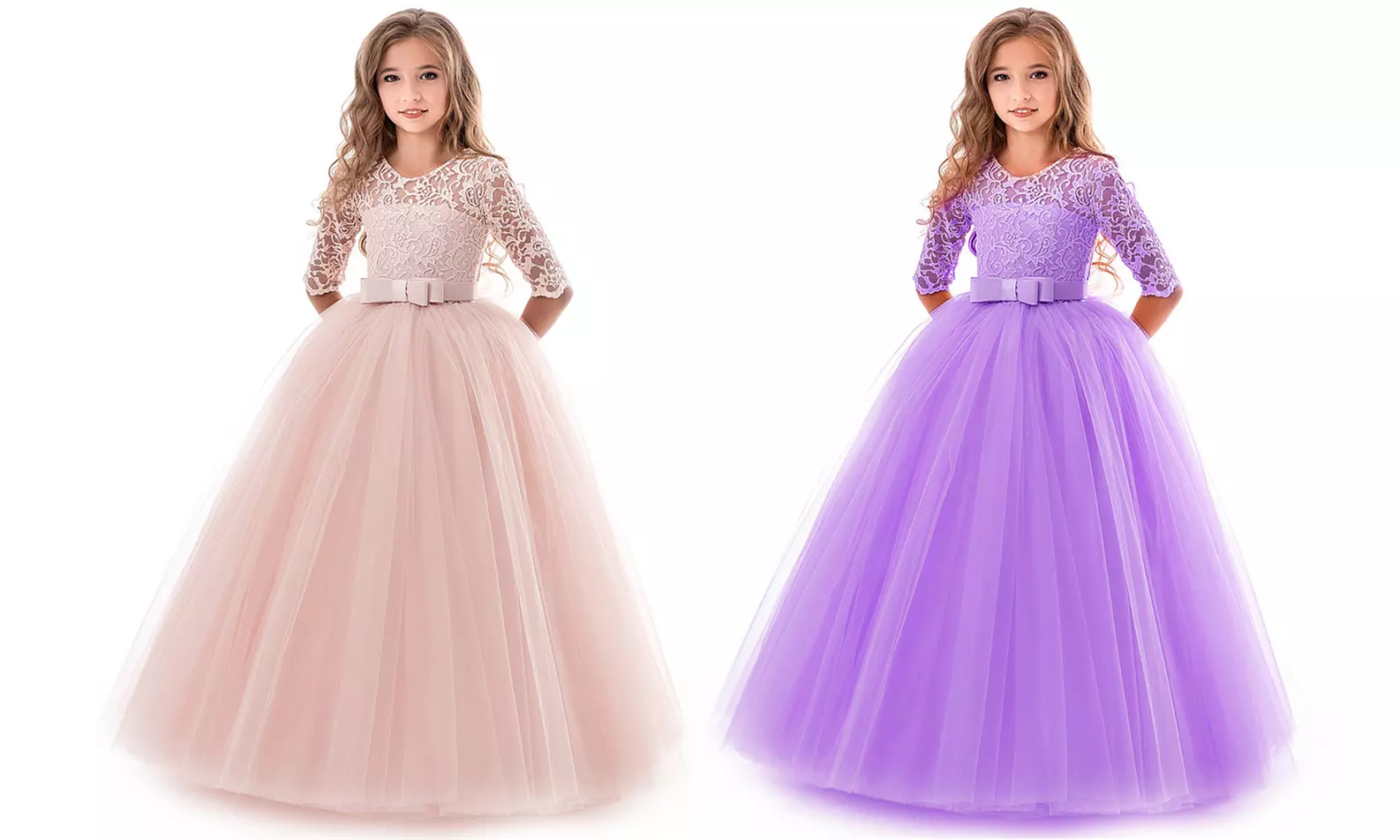 Prinzessin-Kleid für Mädchen im Alter von 5-14 Jahren in der Farbe nach Wahl - Primary Image