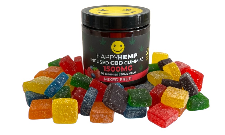 Image 28: Happy Hemp Infused CBD Gummies for Sleep - Broad Spectrum CBD Gummies