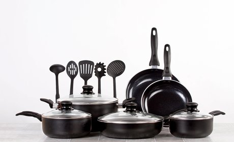 Healthy Cooking Ceramic Cookware Set (15-Piece)