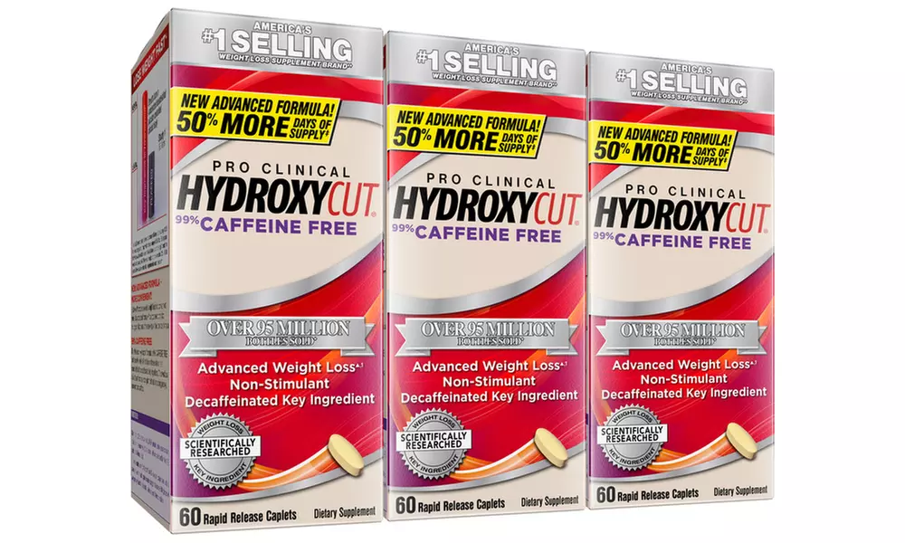 Hydroxycut 99% Caffeine Free Weight Loss Supplement (180-Count) - Primary Image