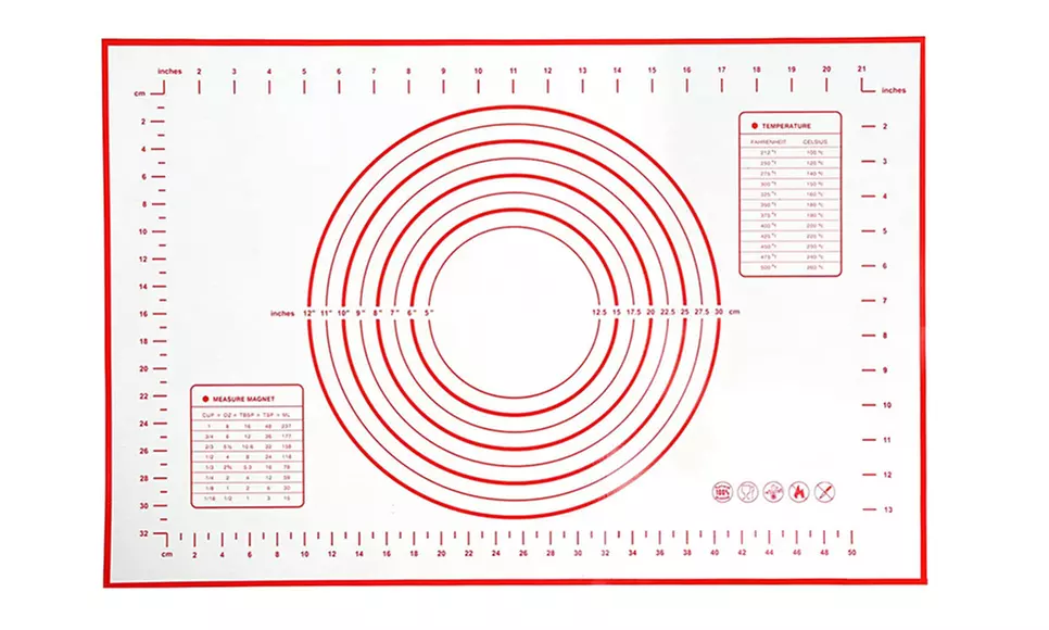 1x oder 2x Antihaft-Silikon-Backmatte