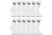 Lot de 6, 9 ou 12 paires de chaussettes hautes Everlast pour homme, coloris et taille au choix - Second Medium