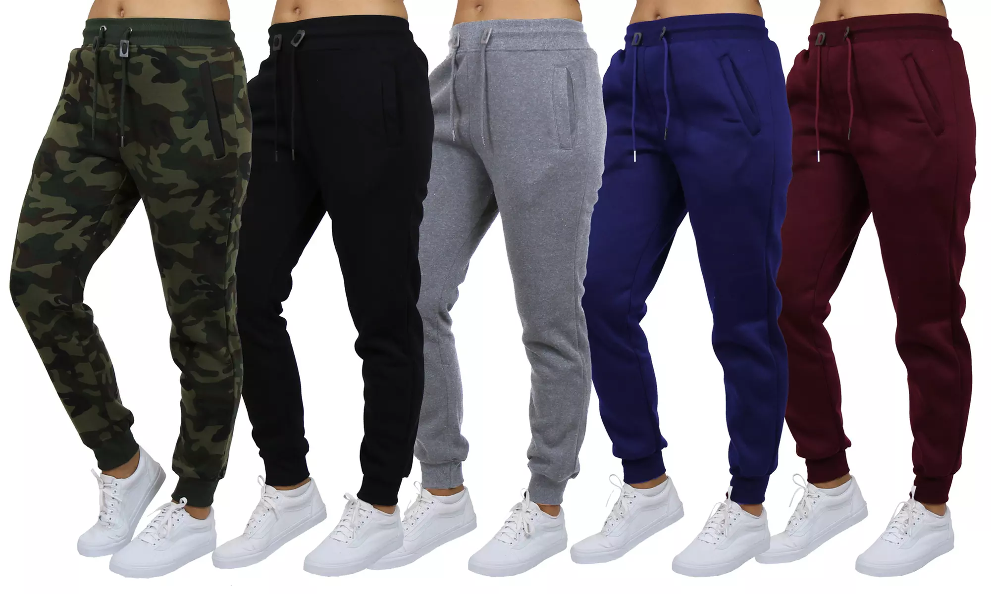 Women's Galaxy by Harvic Loose-Fit Fleece Joggers (S-2XL). Multiple Styles Available. - Primary Image