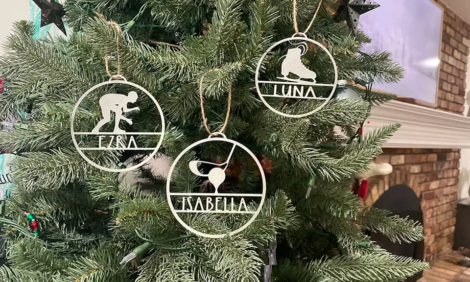 Get a Custom Sports Theme Christmas Ornament for Your Tree