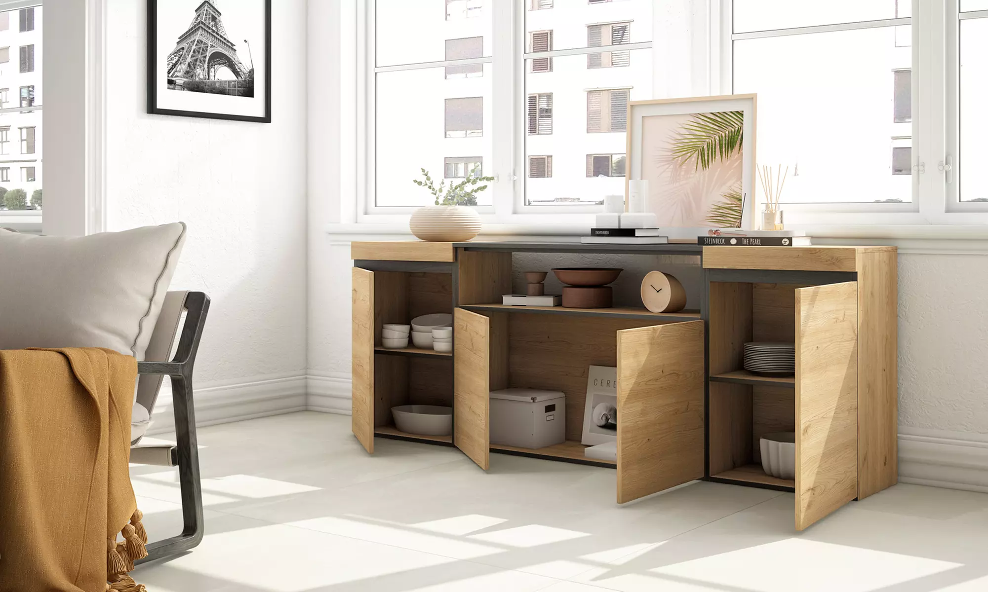 Sideboard mit großem Stauraum