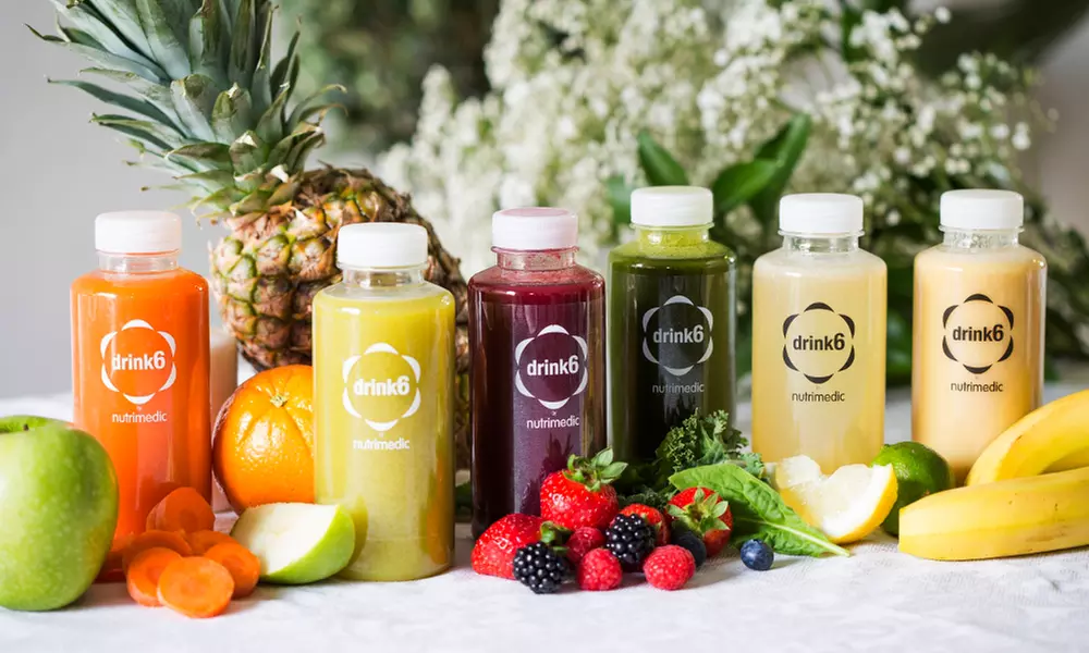 Drink6: Cure de 2 à 5 jours de Jus Détox - Primary Image