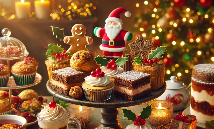 Image 1: Relax with Ginger Bread Festive Afternoon Tea for Two, Three, or Four