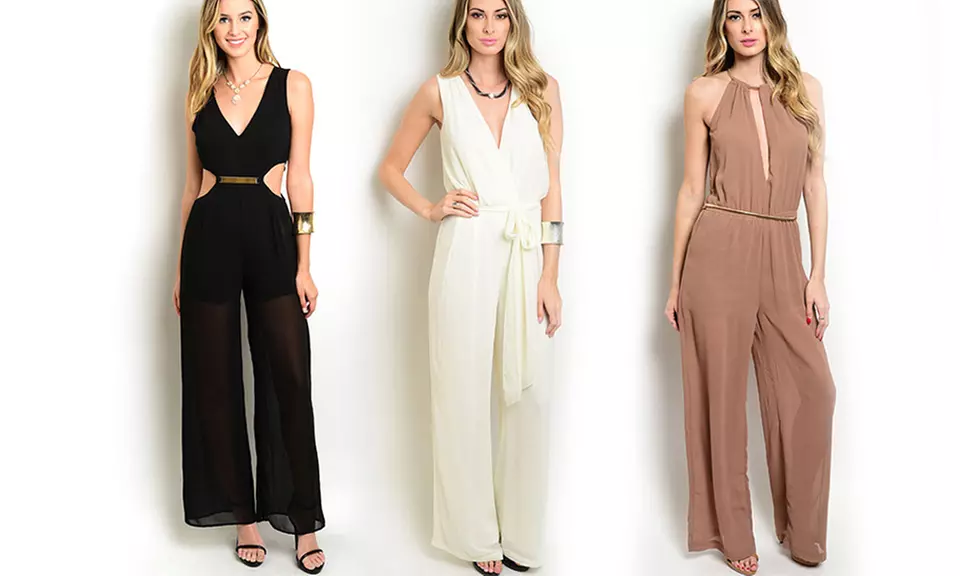 Women's Junior Wide Leg Jumpsuits - Primary Image