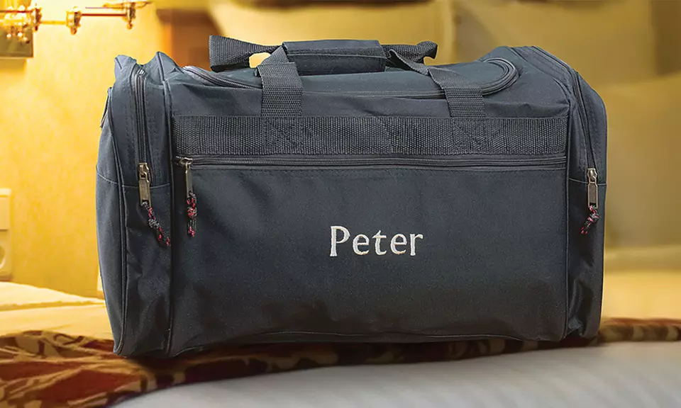 Personalized Embroidered Duffel Bag from GiftsForYouNow.com (Up to 50% Off) - Primary Image