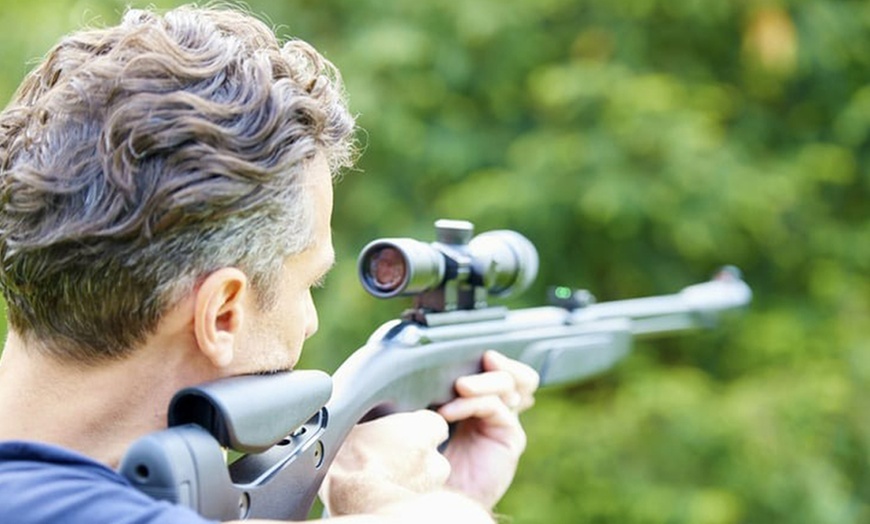 Image 1: Enjoy an Air Rifle Shooting Experience for Up To Six People