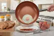 Two-, Three- or Five-Piece Cooks Professional Copper-Ceramic Pan Set - Second Medium