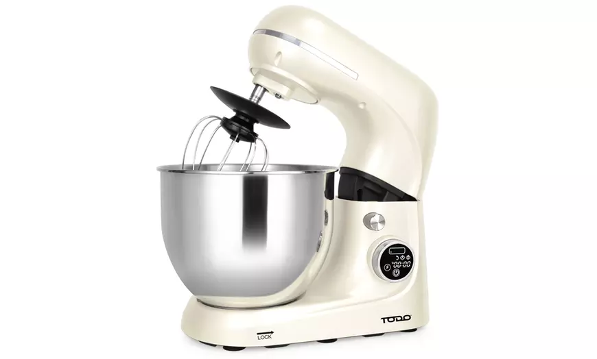 Image 3: TODO 1100W Electric Stand Mixer 5.3L Bowl Heated Fermentation