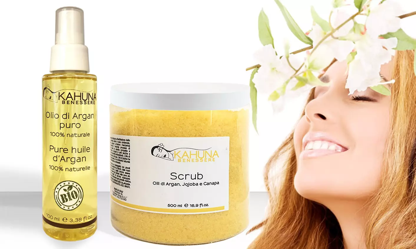 Olio di Argan puro Kahuna Benessere