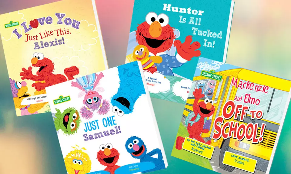  1, 2, 3, or 4 Personalized Paperback Sesame Street Storybooks from Put Me In The Story (Up to 58% Off)        - Primary Image