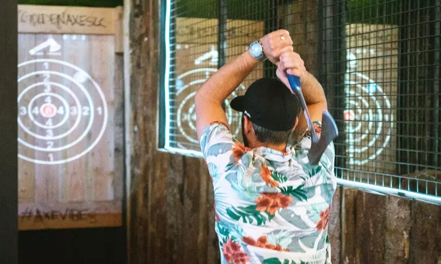 75-Minute Axe-Throwing Session for One, Two, or Four at Golden Axe (Up to 39% Off) - Primary Image