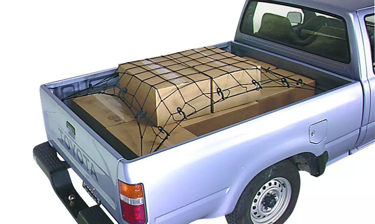 Large Truck Bed Bungee Cargo Tie-Down Net - Primary Image
