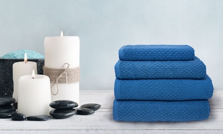 Set asciugamani Datex in spugna di 100% cotone disponibili 2 fantasie e vari colori