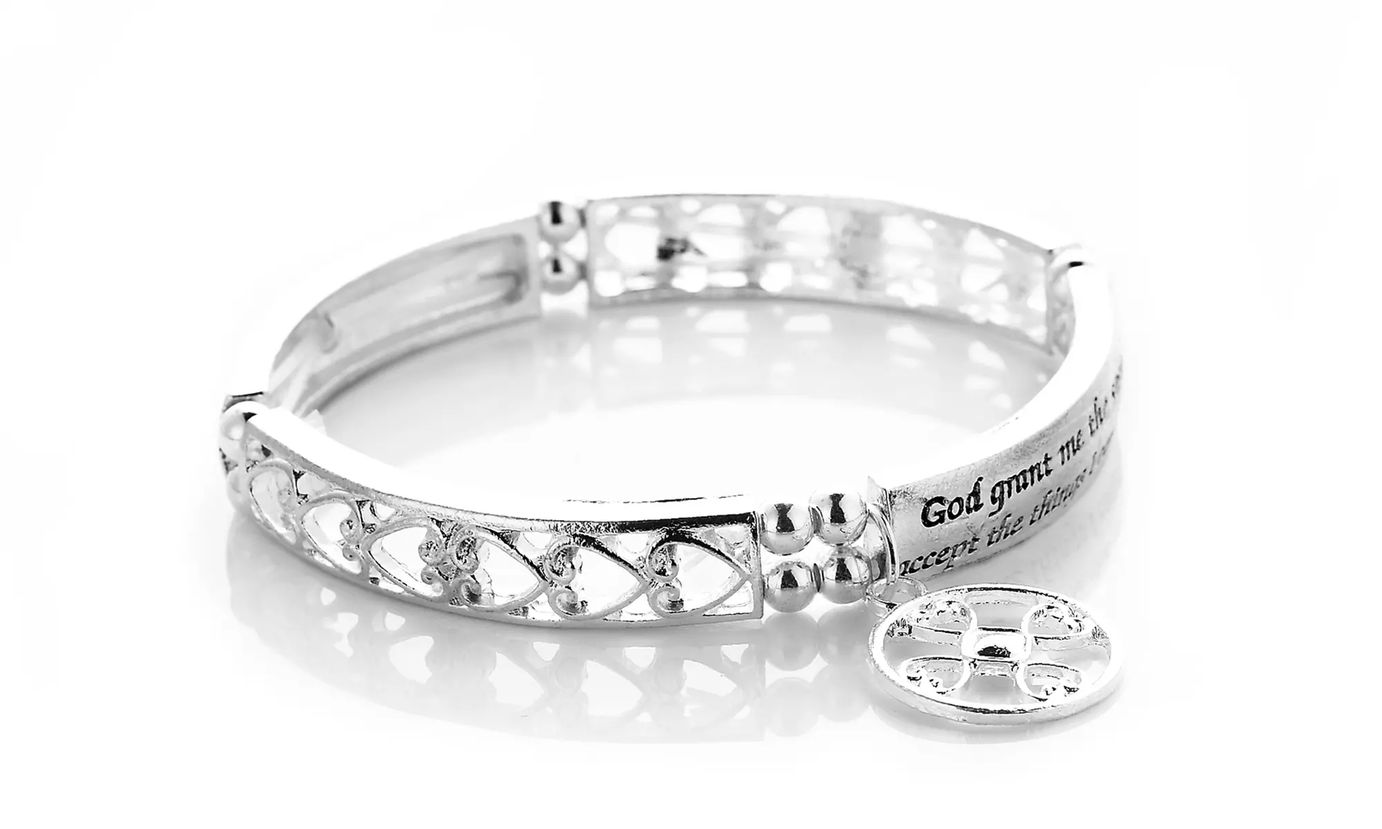 Serenity Prayer Engraved Bracelet from Novadab (55% Off) - Primary Image