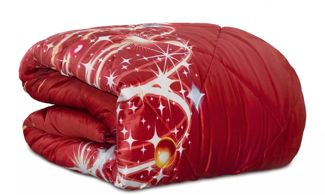 Trapunta matrimoniale in velluto