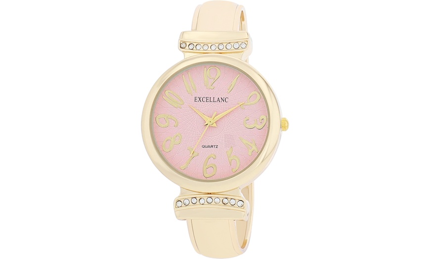Image 24: Montre pour femme avec bracelet jonc Excellanc
