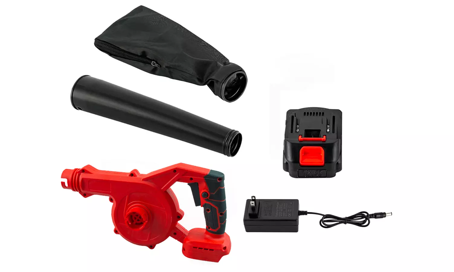 Soffiatore di foglie wireless; Batteria alimentata, Versatile