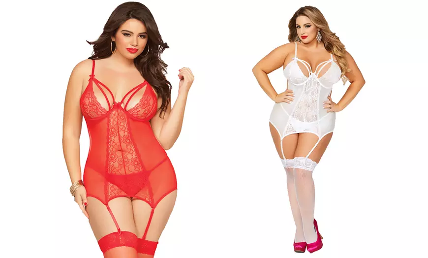 Image 18: Seven Til Midnight Lingerie Set