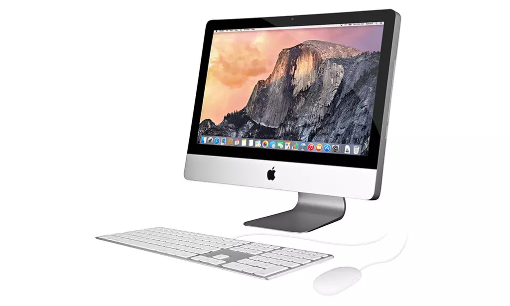 Apple iMac 21.5" All-in-One Desktop Computer with Intel i5 Quad-Core Processor, 4GB RAM, and 1TB HDD (Refurbished) - Primary Image