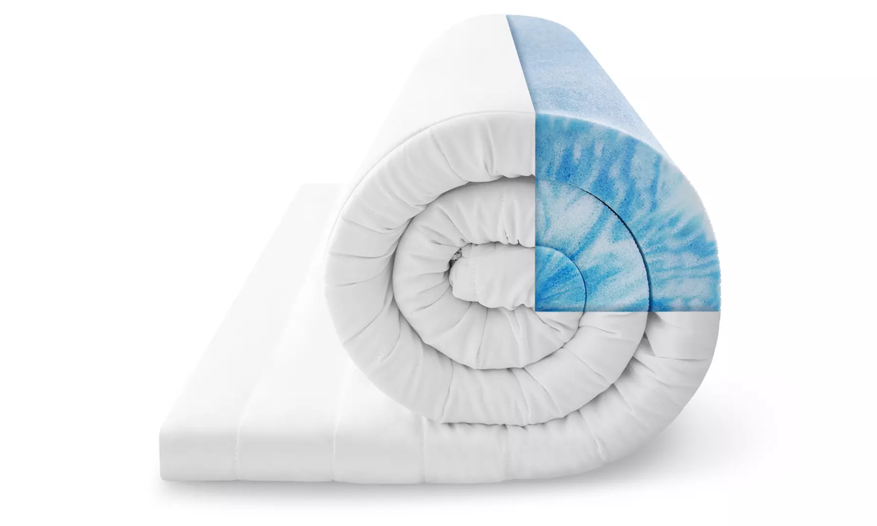 Surmatelas 5 cm composé d’une mousse de gel recouverte par une housse en microfibre - Primary Image