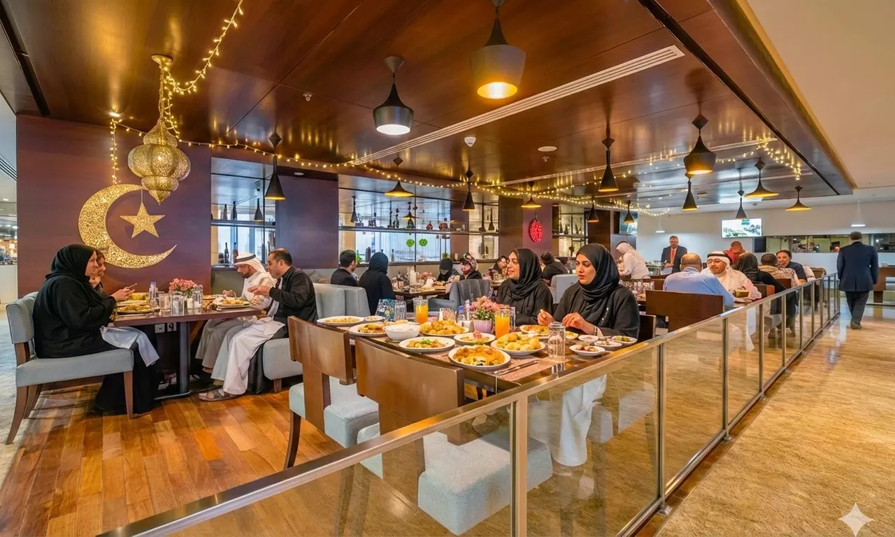 Iftar Buffet with Ramadan Beverages for a Child or Up to 4 Adults