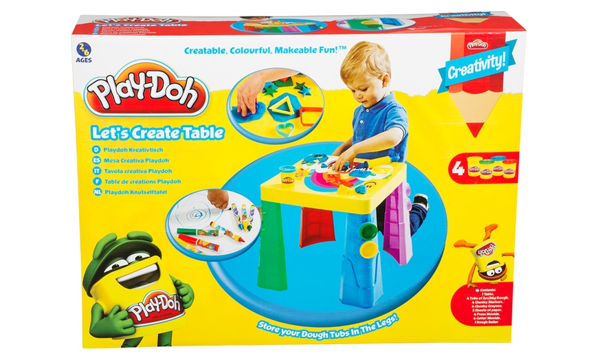 Image 5: Play-Doh Let's Create Table