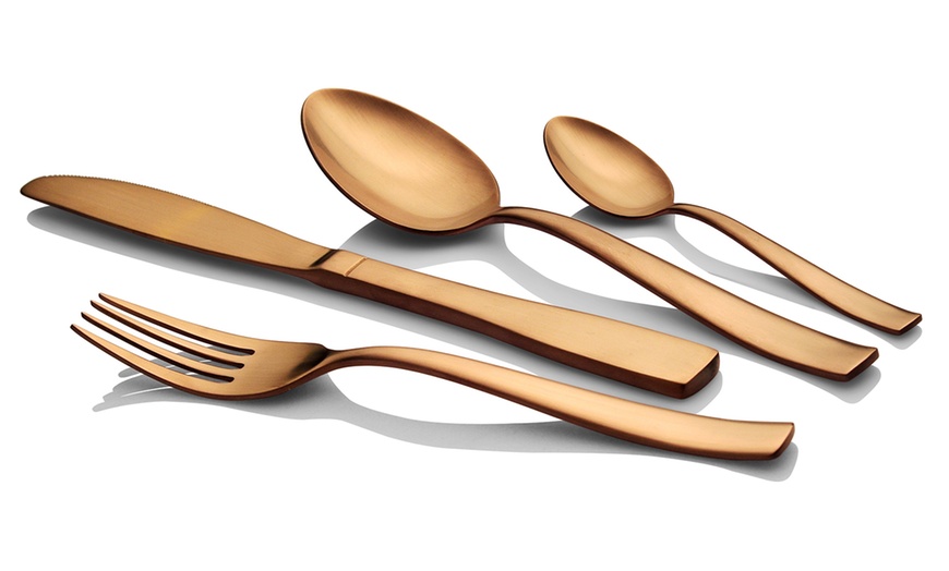 Image 3: 24-Piece Luxurious Cutlery Set