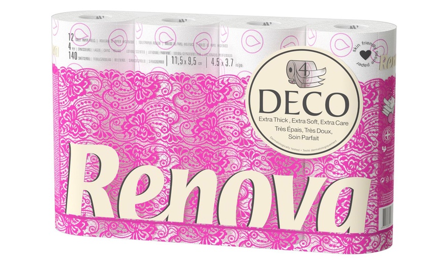 Image 3: 60 Rolls of Renova Deco Four-Ply Scented Toilet Paper
