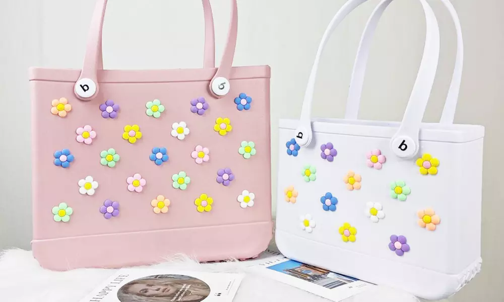 Personalisierbar mit Namen: Schicke Einkaufstasche oder Strandkorb