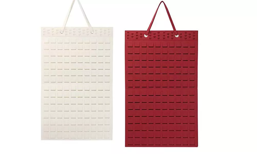 1 o 2 organizer per orecchini da parete