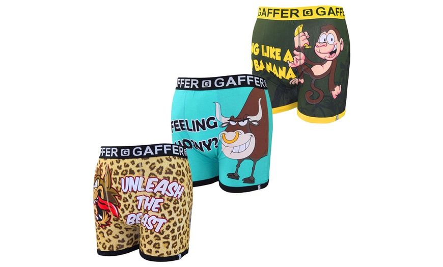 Image 6: Three Gaffer Men's Novelty Boxers
