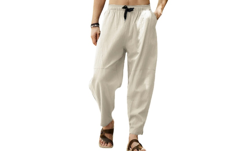 Image 4: Men's Relaxed Fit Trousers