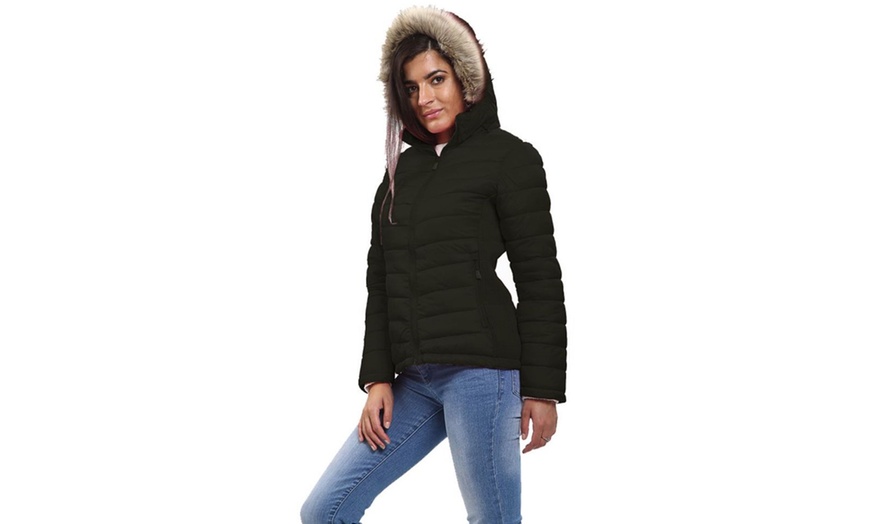 Image 3: Womens Puffer Jacket 