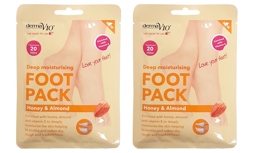 Image 12: Derma V10 Foot Mask Pack