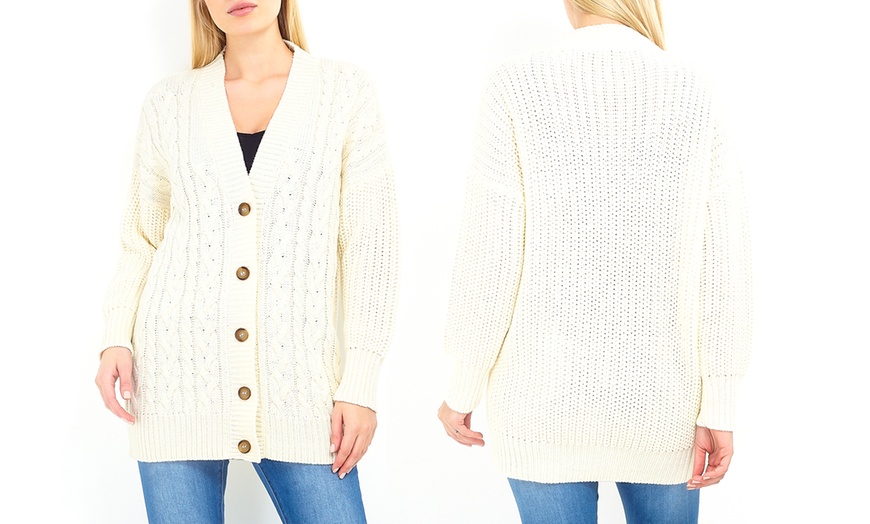 Image 2: Women's Button-Through Cardigan