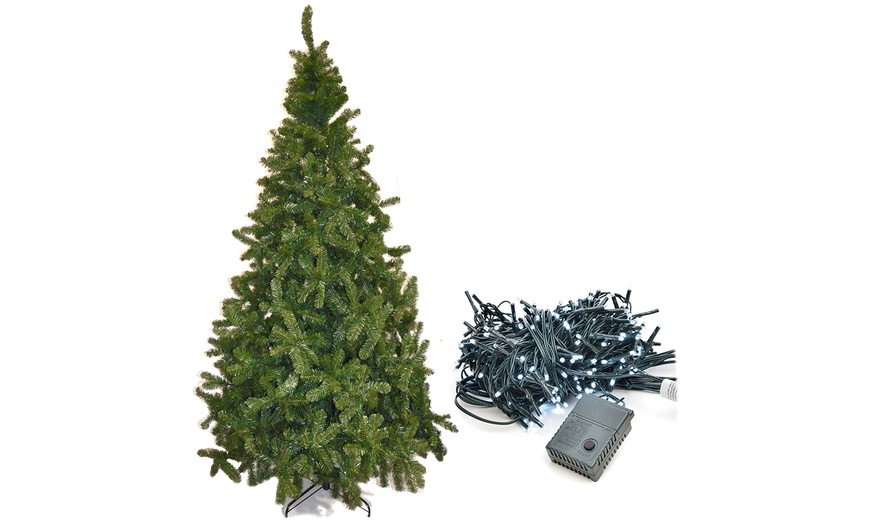 Image 3: Kunststoff-Weihnachtsbaum opt. mit Lichterkette