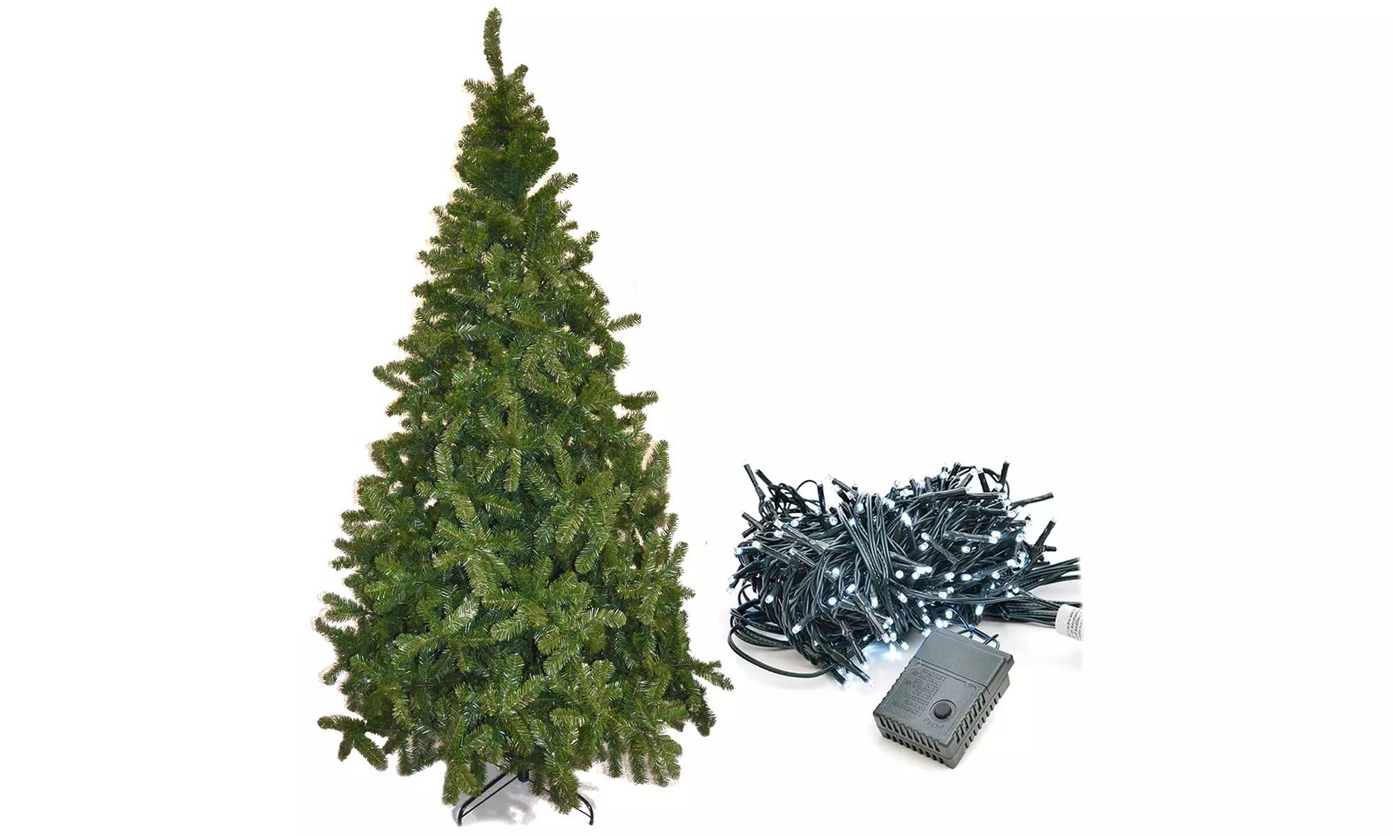 Kunststoff-Weihnachtsbaum opt. mit Lichterkette
