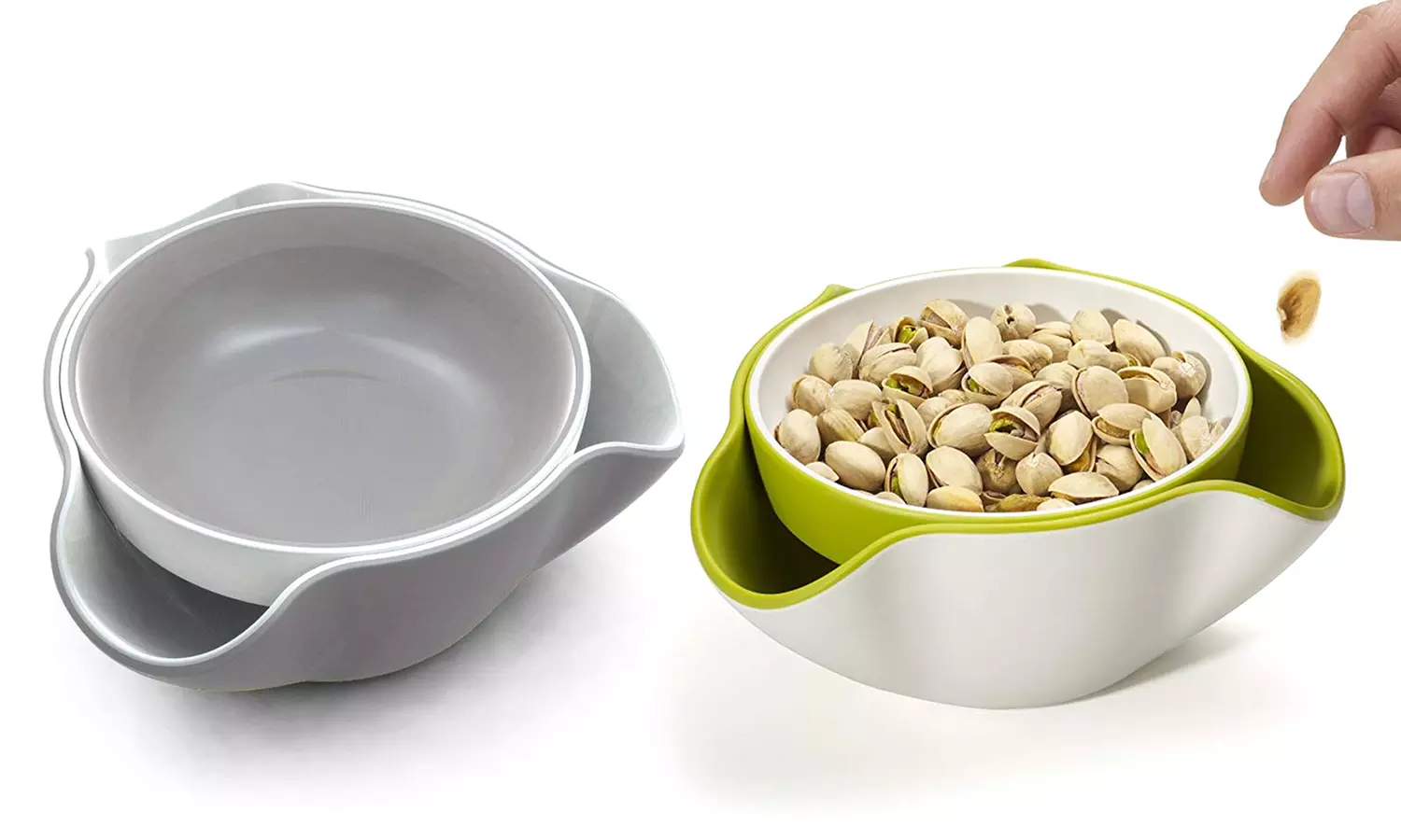 Joseph Joseph Double Dish Snack Serving Bowl (1- or 2-Pack) - Primary Image