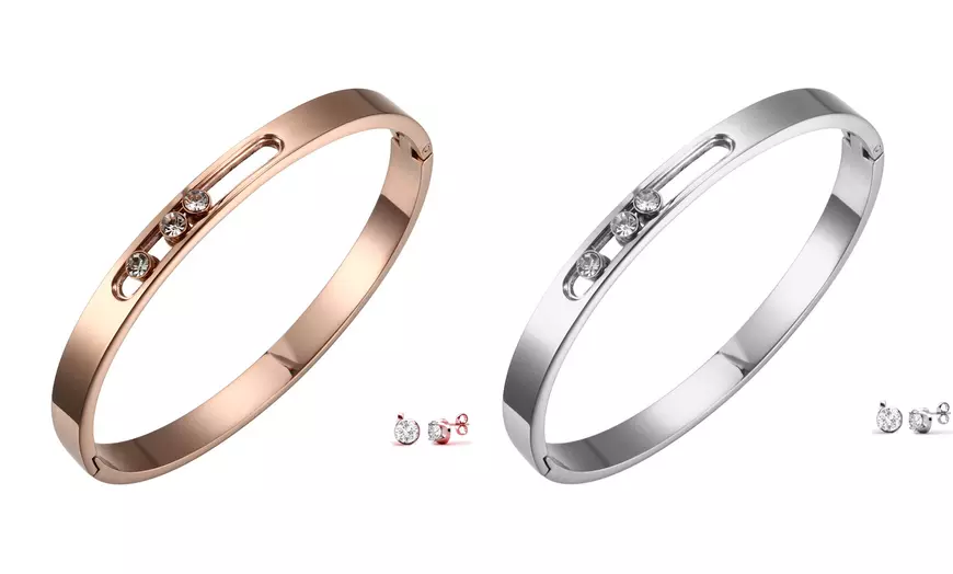 Image 1: Sieradenset gemaakt met Swarovski®-kristallen